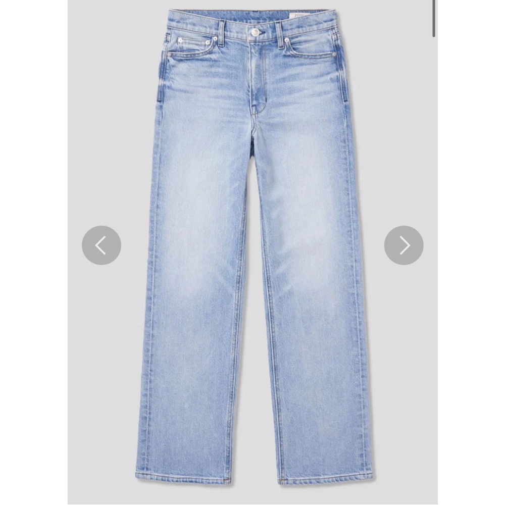 AYR the Roadie relaxed high rise straight leg jeans. Size 30 L
